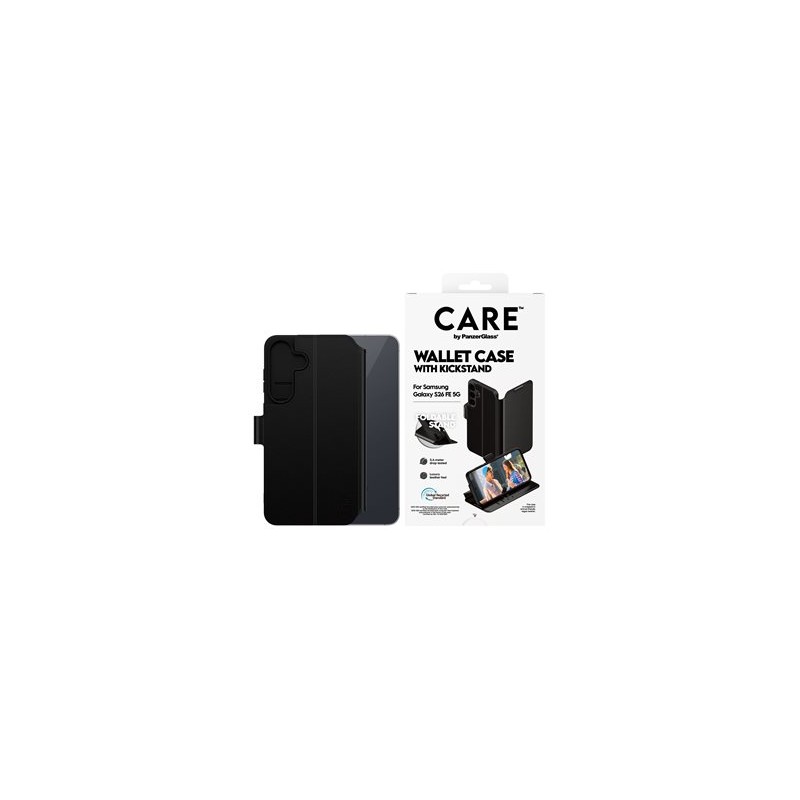 PG CARE Samsung Galaxy S26 FE 5G Wallet black, PanzerGlass CARE kryt Samsung Galaxy S26 FE 5G Wallet ?erný