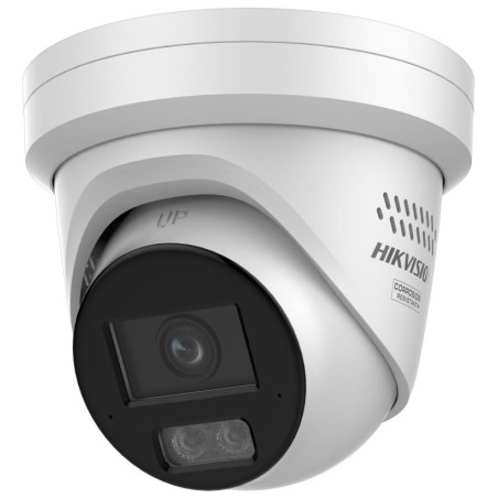 Hikvision 8MPix IP Turret Hybrid ColorVu AcuSense kamera LED/IR 30m, WDR 130dB,audio, alarm, IP67, b… DS2CD2387G3LIS2UYSL(28MM)