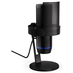 Endorfy Solum 2,Mikrofon, kondenzátorový, kardioidní, pop-up filtr, dotykové ztlumení, LED signalizace, USB-C, redukce n