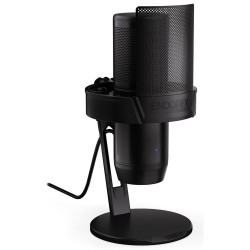 Endorfy Solum 2 Core,Mikrofon, kondenzátorový, kardioidní, pop-up filtr, dotykové ztlumení, USB-C, redukce na USB-A, drž