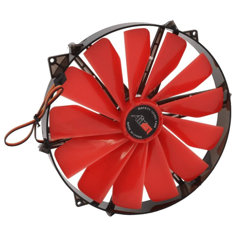 Ventilátor AIREN FAN RedWingsGiantExtreme 250 LED RED (250x250x30mm)