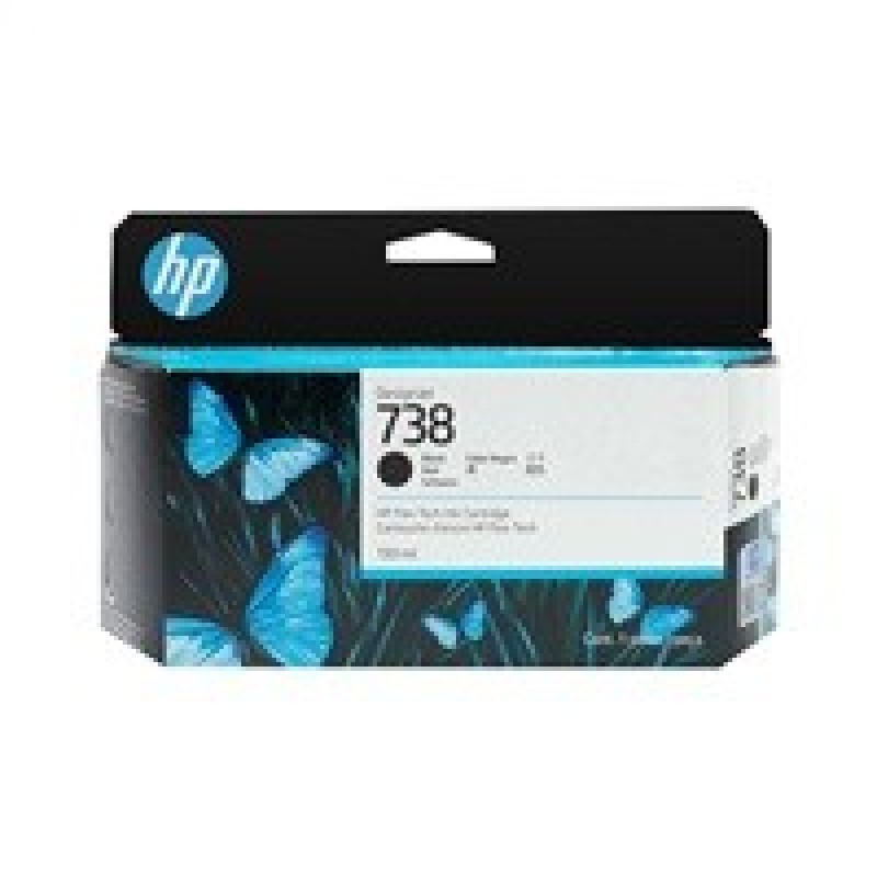 BAZAR - HP 738 130-ml Black DesignJet Ink Cartridge - Poškozený obal (Komplet)