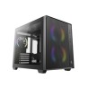 DEEPCOOL Case CG330 MESH 3F, mATX, Průhledná bočnice, 1x120mm ARGB, 2x140mm ARGB, černá