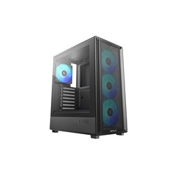 DEEPCOOL Case CG550 4F, ATX, Průhledná bočnice, 4x120mm ARGB, černá