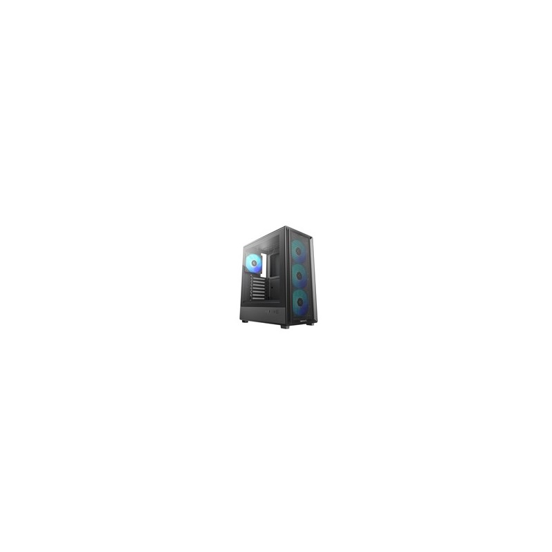 DEEPCOOL Case CG550 4F, ATX, Průhledná bočnice, 4x120mm ARGB, černá