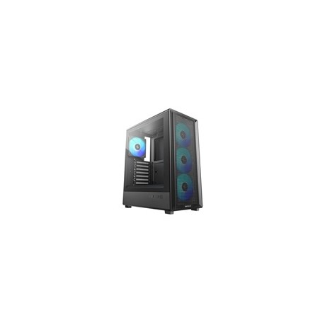 DEEPCOOL Case CG550 4F, ATX, Průhledná bočnice, 4x120mm ARGB, černá