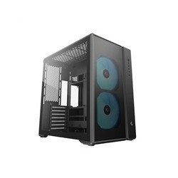 DEEPCOOL Case CG590 MESH 2F, ATX, Průhledná bočnice, 2x160mm ARGB, černá
