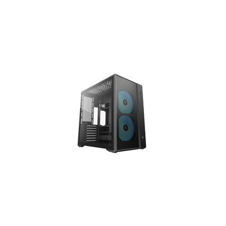 DEEPCOOL Case CG590 MESH 2F, ATX, Průhledná bočnice, 2x160mm ARGB, černá