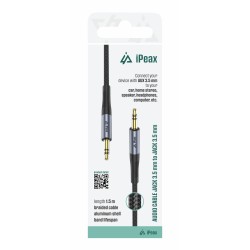 ADAPTÉR 3,5 MM JACK / 3,5 MM JACK 1,5 M ČERNÝ