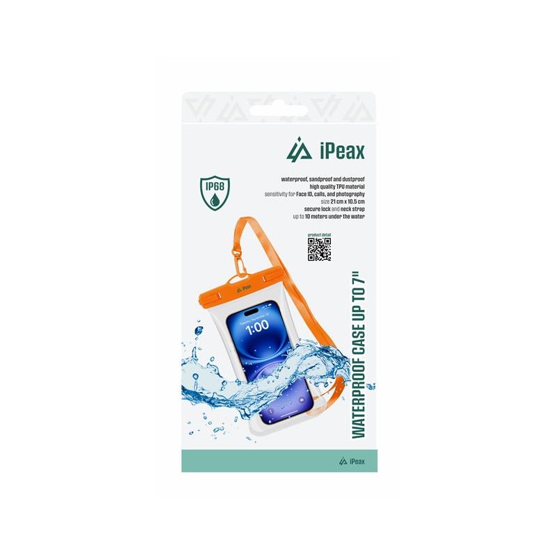 VODOTĚSNÉ POUZDRO 7'' ORANŽOVÉ