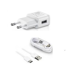 Samsung síťová nabíječka EP-TA200EWE + EP-DG970BWE, USB-C, 15W, bílá - bulk