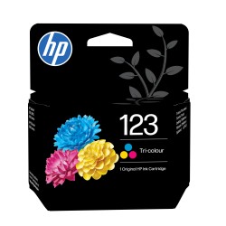 HP 123 Tri-Color Original Ink Cartridge