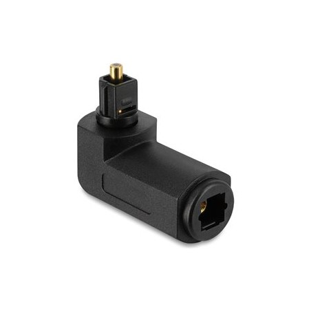 TOSLINK Adapter male to female 90° angl