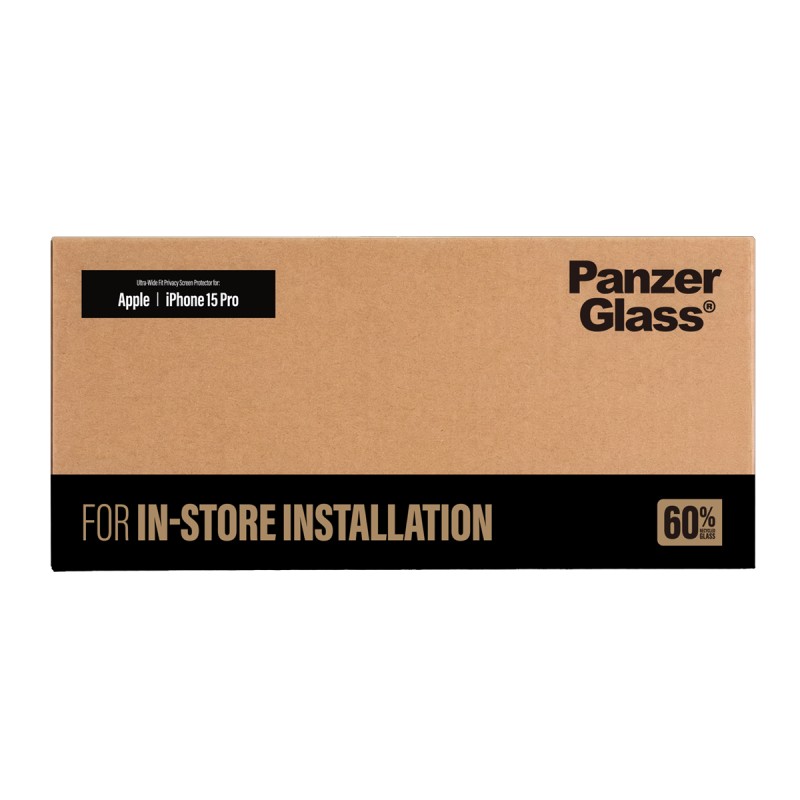 PG Privacy Apple iPhone 15 Pro FFI machine, PanzerGlass Privacy Apple iPhone 15 Pro (Fastfit installation machine)