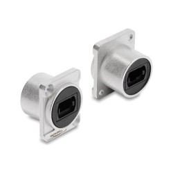 D-Type Module MPO female to female silve