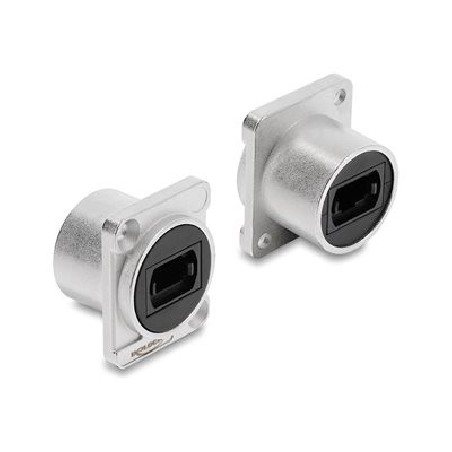 D-Type Module MPO female to female silve