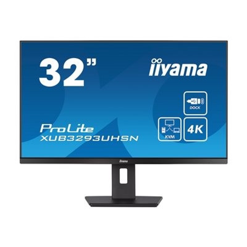 iiyama ProLite/XUB3293UHSN-B5/31,5"/IPS/4K UHD/60Hz/4ms/Black/3R