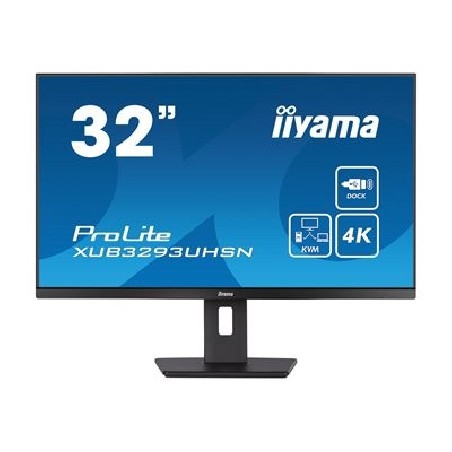 iiyama ProLite/XUB3293UHSN-B5/31,5"/IPS/4K UHD/60Hz/4ms/Black/3R