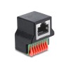 RJ45 jack to Terminal Block with push bu