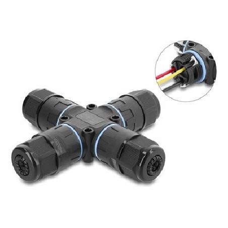 Cable Connector X-shape with clamp conne