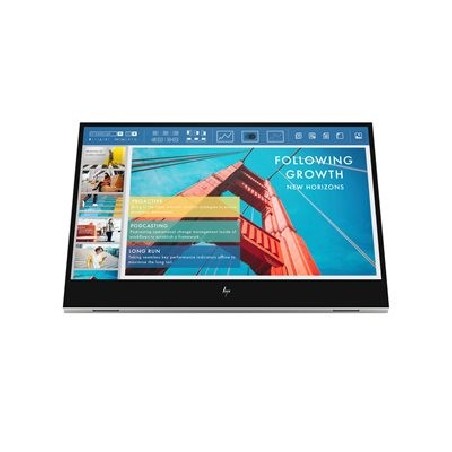 HP LCD EliteDisplay E14 G4 přenosný 2x USB-C monitor 14" (IPS,1920 x 1080, 16:9, 400NITS, 800:1, 5ms, 2x USB-C)