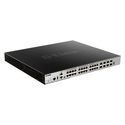 D-Link DGS-3630-28PC/SI L3 sw 24Gb PoE, 4x10G SFP+