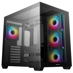 DEEPCOOL Case CG530 4F, ATX, Průhledná bočnice, černá