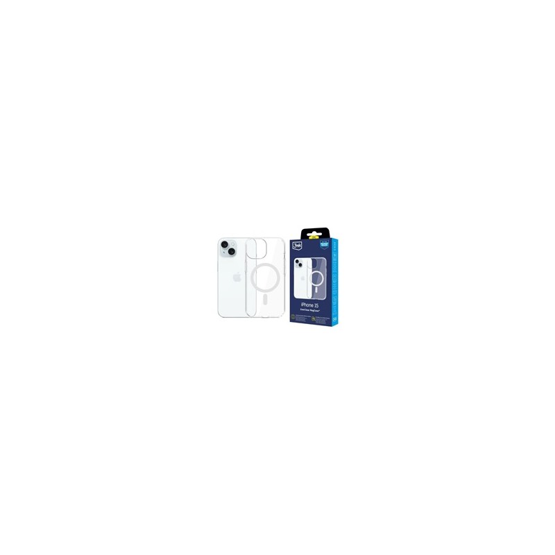 3mk ochranný kryt EverClear Magcase pro Apple iPhone 15