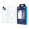 3mk ochranný kryt EverClear Magcase pro Apple iPhone 15