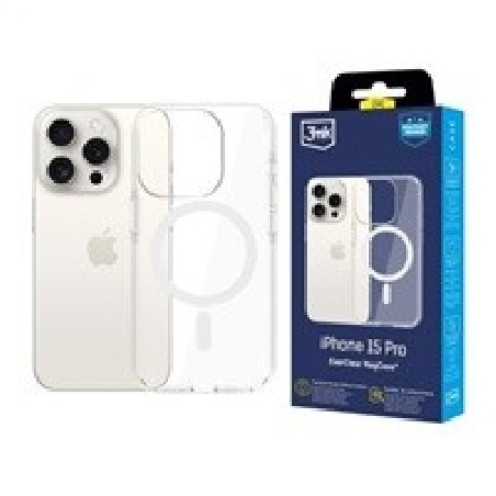 3mk ochranný kryt EverClear Magcase pro Apple iPhone 15 Pro