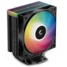 DEEPCOOL CPU Chladič AG400 BK ARGB V2, 1x120, LGA1851, AM5, černá