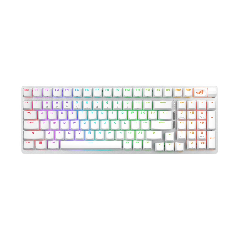 ASUS klávesnice ROG STRIX SCOPE II 96 WL WHITE/NXSW/US/PBT