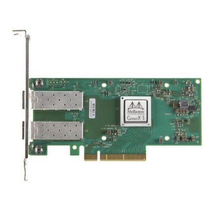 Nvidia Mellanox ConnectX®-5 EN network interface card, 10/25GbE dual-port SFP28, PCIe3.0 x8, tall bracket