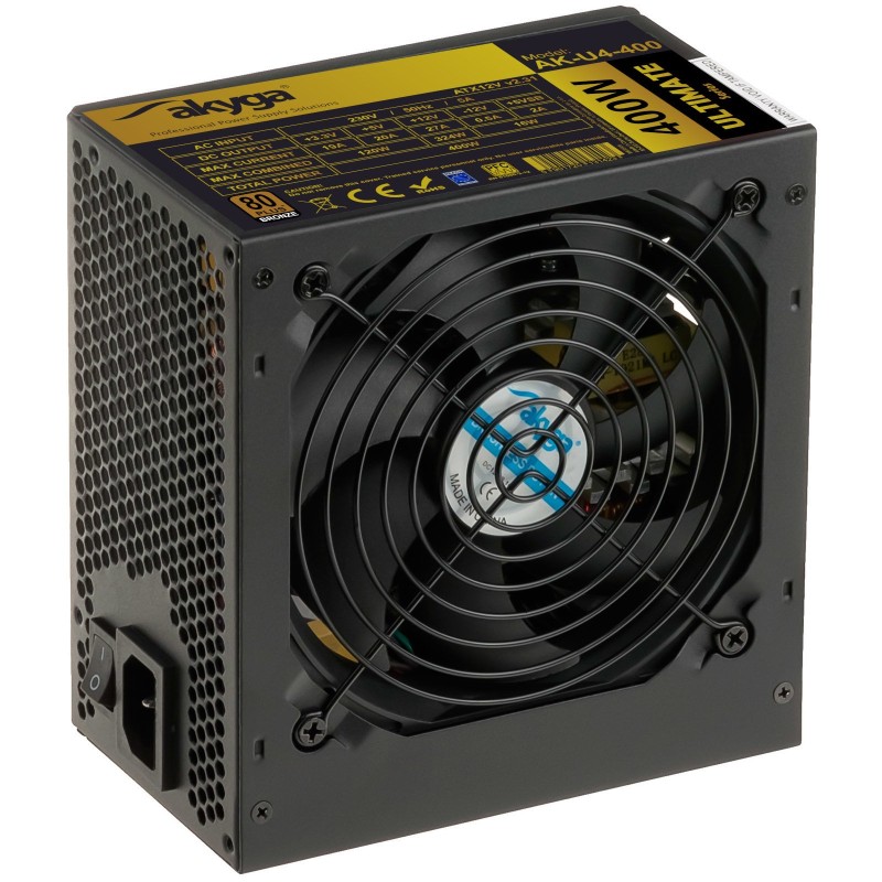 Zdroj Akyga AK-U4-400 Ultimate ATX 2.31 - 400W, 80+ Bronze