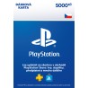 ESD CZ - PlayStation Store el. peněženka - 5000 Kč
