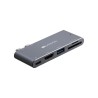 Canyon dokovací stanice, 5 portů, Thunderbolt 3 Dual type C male port, 1*Thunderbolt 3 female+1*HDMI+1*USB3.0+1*SD+1*