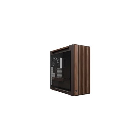 ASUS case PROART PA602 WALNUT WOOD RETRO TG, Mid Tower, průhledná bočnice, hnědá