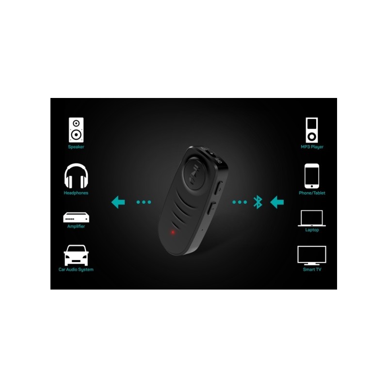 CONNECT IT Bezdrátový Audio receiver, ČERNÝ