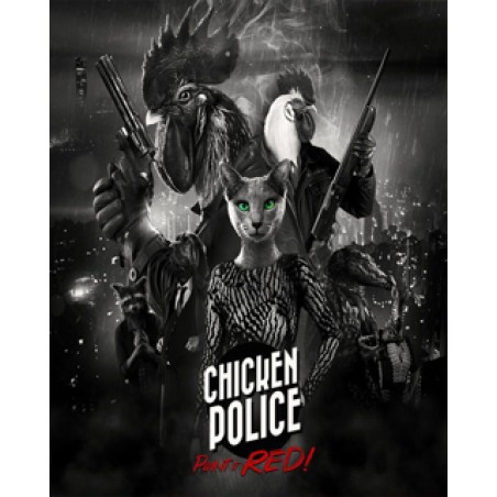 Chicken Police Paint it RED! – hra pro PC (elektronická licence)