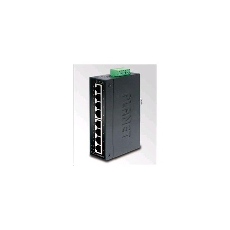 Planet switch IGS-801T, průmysl.verze 8x10/100/1000, DIN, IP30, -10 až 60°C, 12-48V