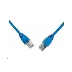 Solarix - patch kabel CAT5E SFTP PVC 1m modrý