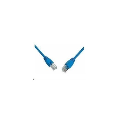 Solarix - patch kabel CAT5E SFTP PVC 1m modrý