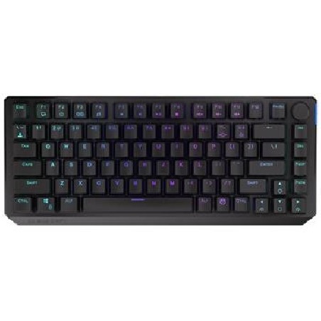 Endorfy herní klávesnice Thock 75% Wireless Red / RGB / red sw. / bezdrátová / mechanická / US layout / zkrácená /černá