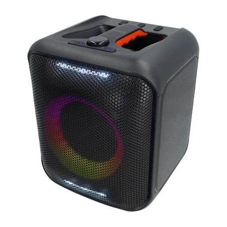 NEDIS párty reproduktor/ výkon 150 W/ Bluetooth/ doba přehrávání na baterie 5 hod/ držadlo/ párty osvětlení/ ekvalizér