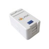 Solarix - zásuvka modulární Solarix pro 1 keystone na omítku, bílá