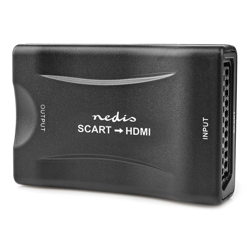 Nedis VCON3463BK - HDMI™ Převodník | SCART Zásuvka | Výstup HDMI ™ | 1cestný | 1080p | 1.2 Gbps | ABS | Černá