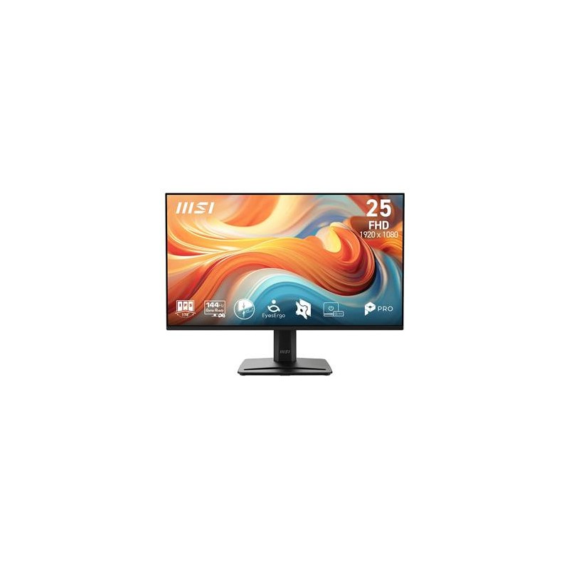 MSI PRO MP251 E14A/ 24"/ 1920x1080/ IPS/ 4ms/ 144Hz/ 300cd/m2/ 1500:1/ HDMI/ DP/ VESA/ černý