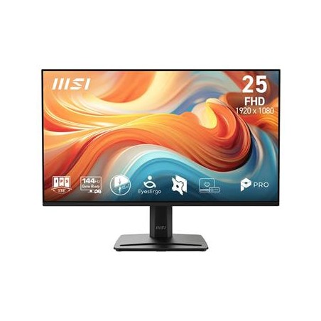 MSI PRO MP251 E14A/ 24"/ 1920x1080/ IPS/ 4ms/ 144Hz/ 300cd/m2/ 1500:1/ HDMI/ DP/ VESA/ černý