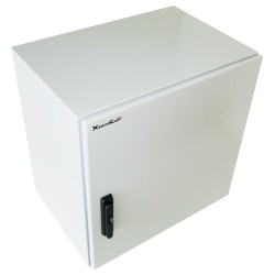 XtendLan 19" venkovní vodotěsný rozvaděč 12U 600x420 - krytí IP55, 3-bodový zámek