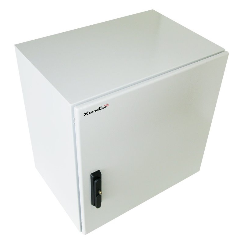 XtendLan 19" venkovní vodotěsný rozvaděč 12U 600x420 - krytí IP55, 3-bodový zámek